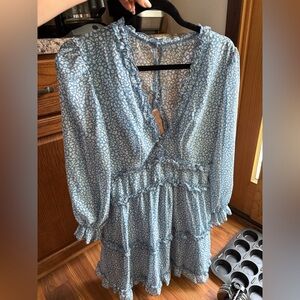 Blue dress